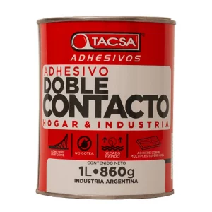 Tacsa Adhesivo Doble Contacto Lata 1 Lt 860 g