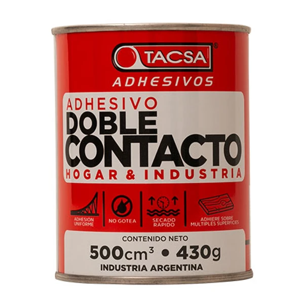 Tacsa Adhesivo Doble Contacto Lata 500 cm3 430 g